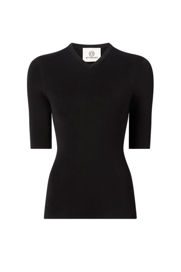 The Saya Top in Viscose - Black
