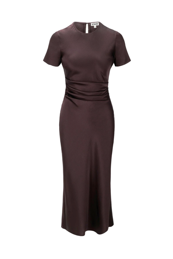 Marcel Silk Dress - Earth