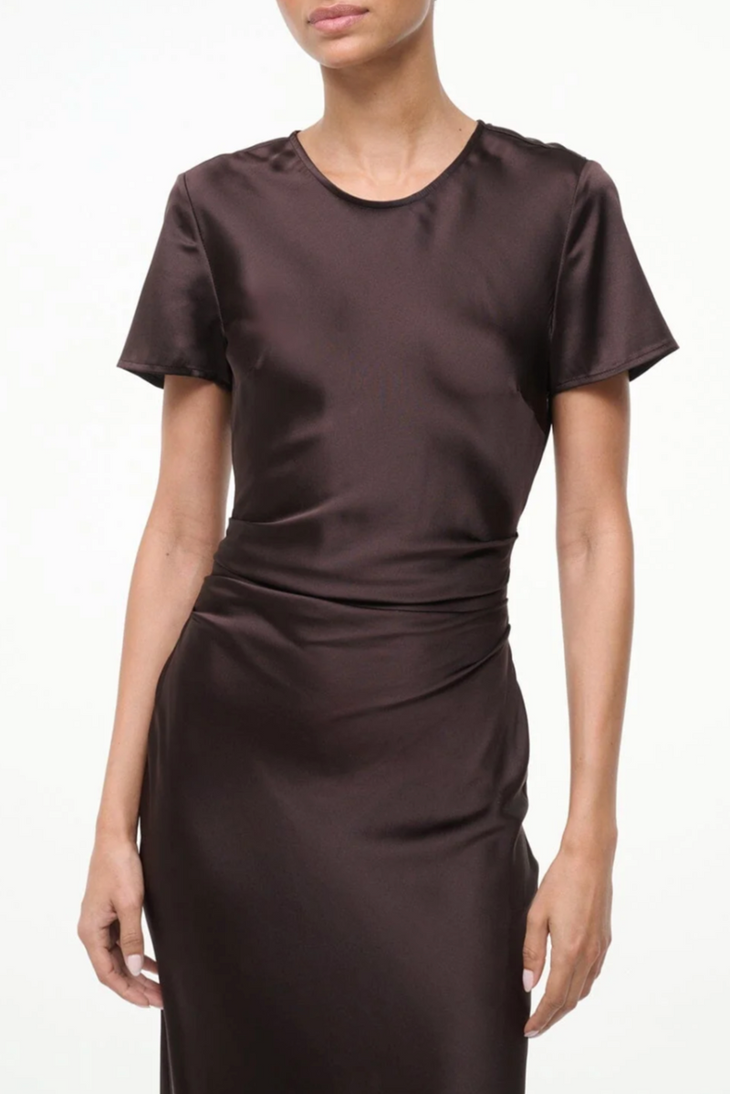 Marcel Silk Dress - Earth