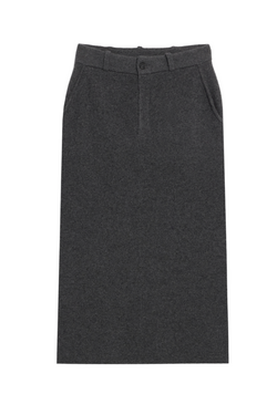 Tailored Skirt - Charcoal