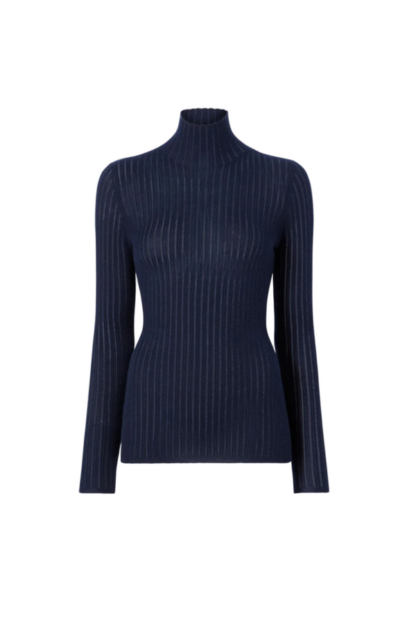 The Whisper Turtleneck - Navy