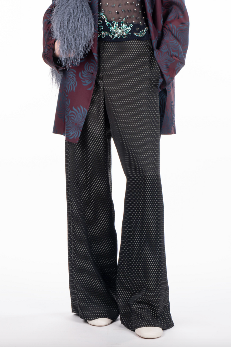 Penn Diamond Jacquard Pants - Black