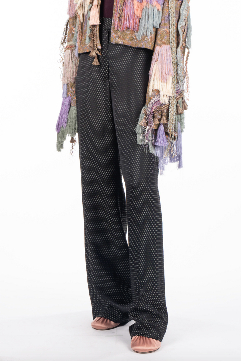 Penn Diamond Jacquard Pants - Black