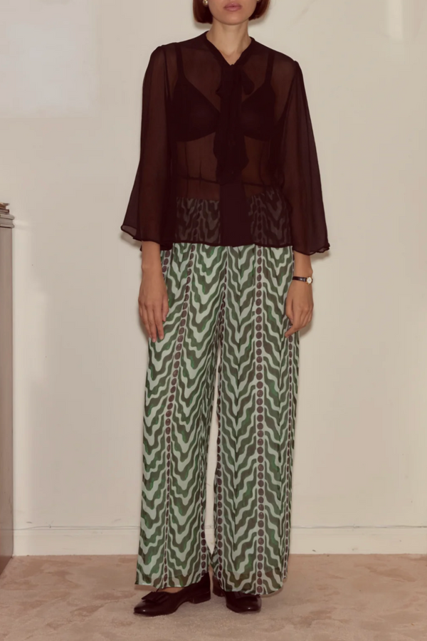 Serpentine Pants - Green