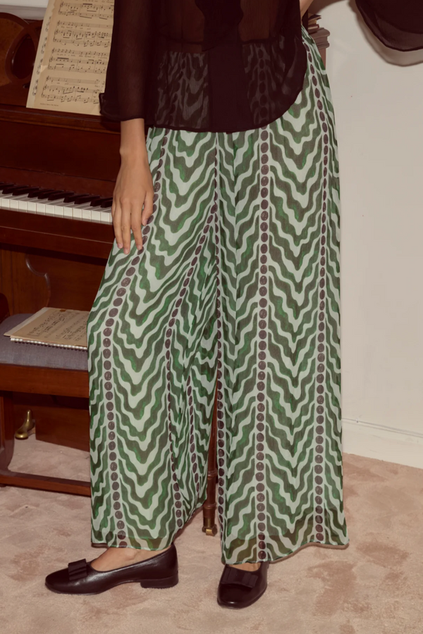 Serpentine Pants - Green