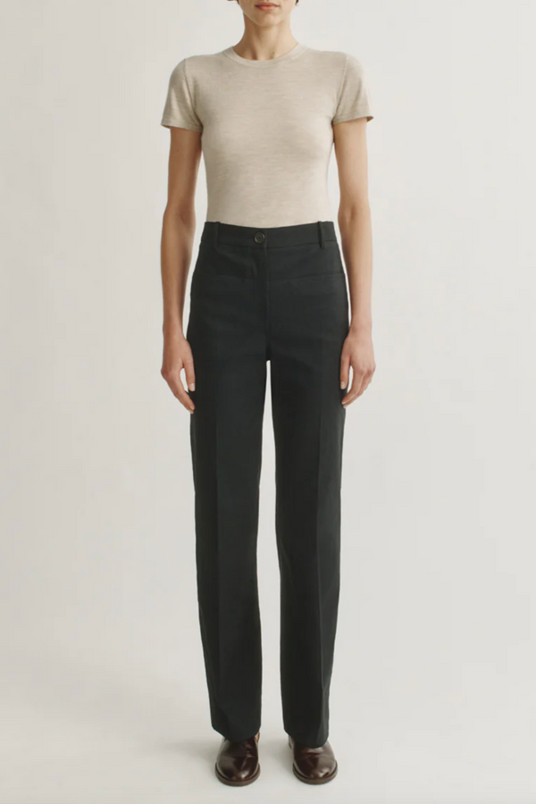 The Cashmere and Silk T-Shirt - Taupe