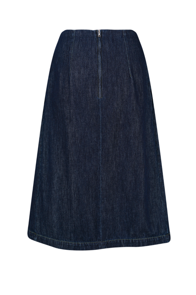 Sonista Denim Skirt - Indigo