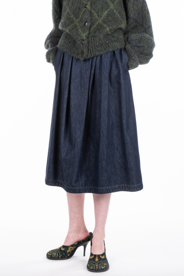 Sonista Denim Skirt - Indigo