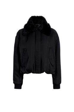 Vadra Jacket in Recycled Nylon Twill - Black
