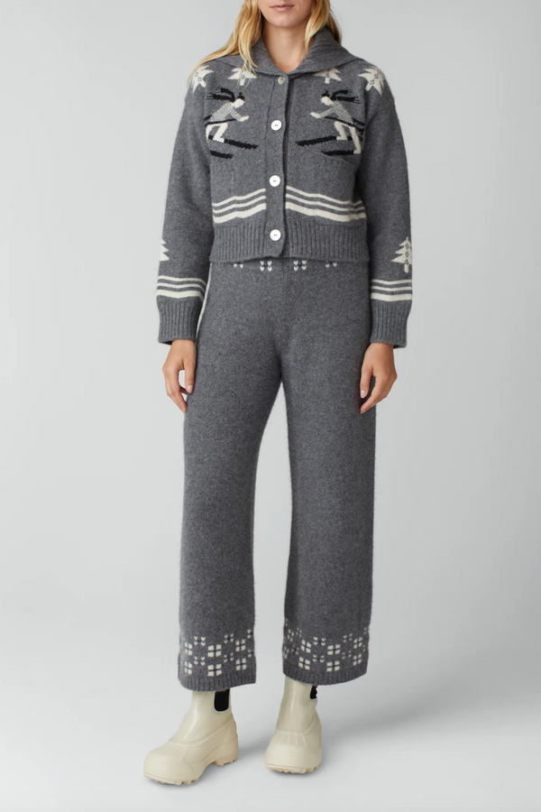 Ski Cardigan - Thunder