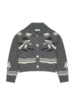 Ski Cardigan - Thunder