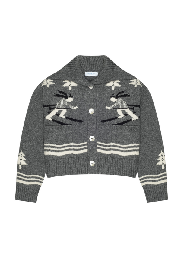 Ski Cardigan - Thunder
