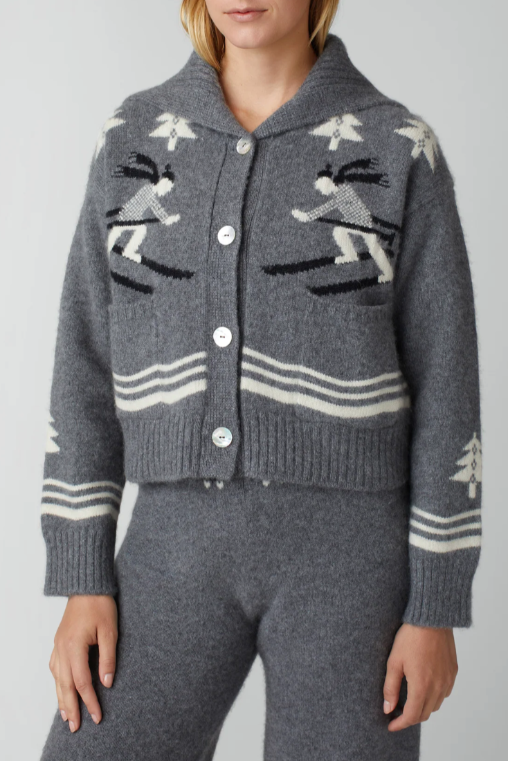 Ski Cardigan - Thunder