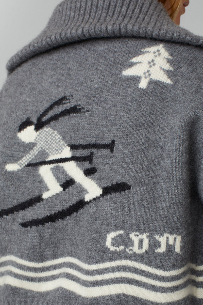 Ski Cardigan - Thunder