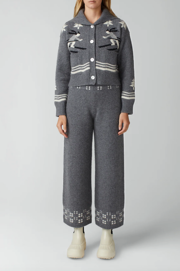 Winter Fair Isle Pant - Thunder/Multi