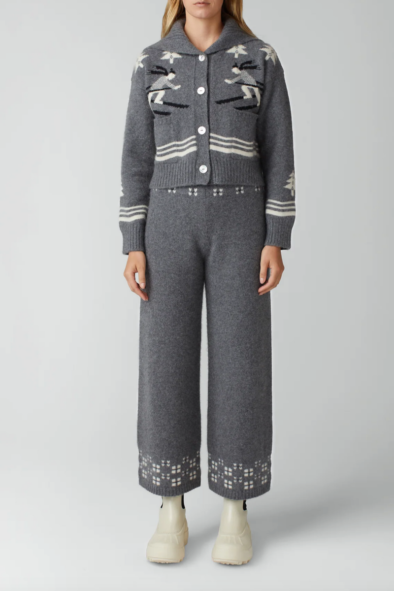 Winter Fair Isle Pant - Thunder/Multi
