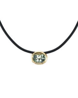 Scuba Necklace - Green Amethyst