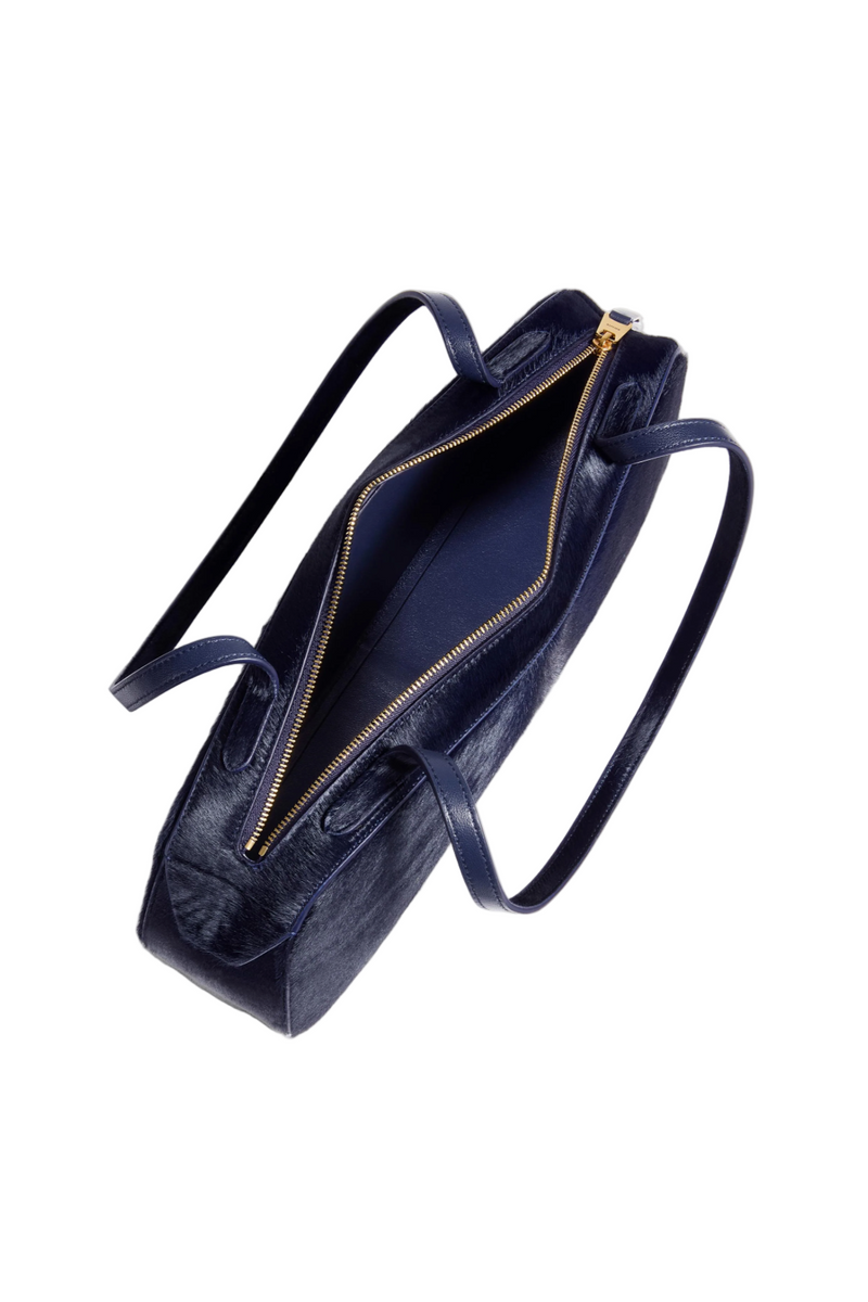 Simona Shoulder Bag - Midnight Haircalf