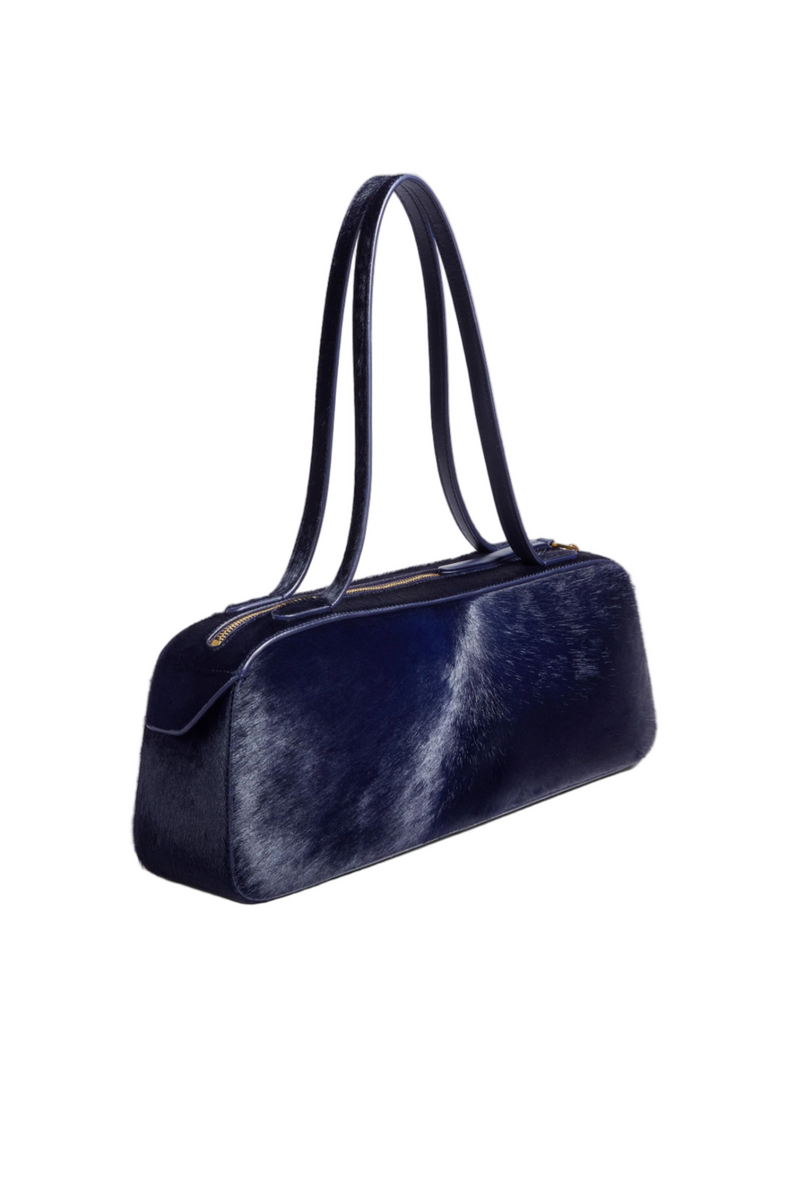 Simona Shoulder Bag - Midnight Haircalf