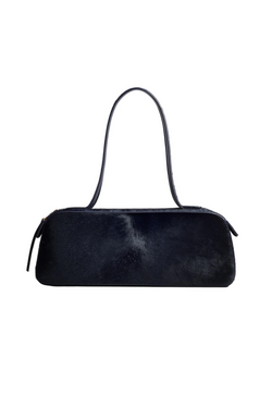 Simona Shoulder Bag - Midnight Haircalf