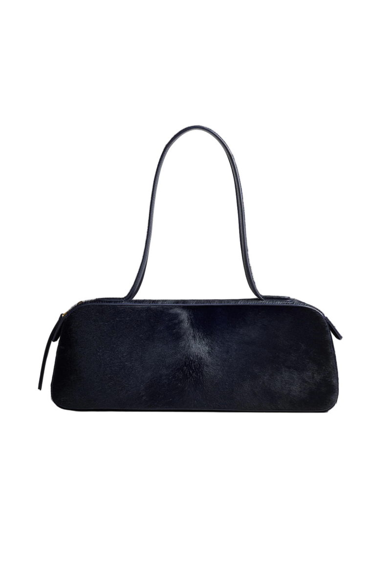 Simona Shoulder Bag - Midnight Haircalf