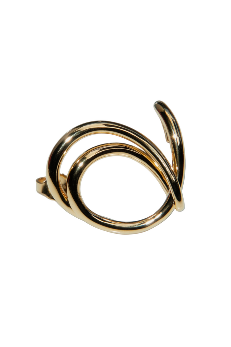 Lasso Single Earring - Vermeil