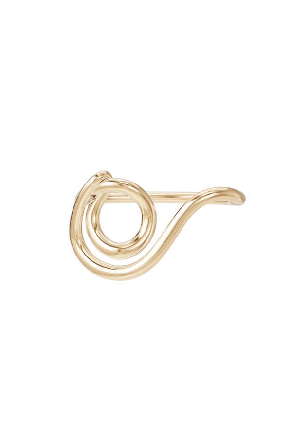 Double Lasso Ring - Vermeil
