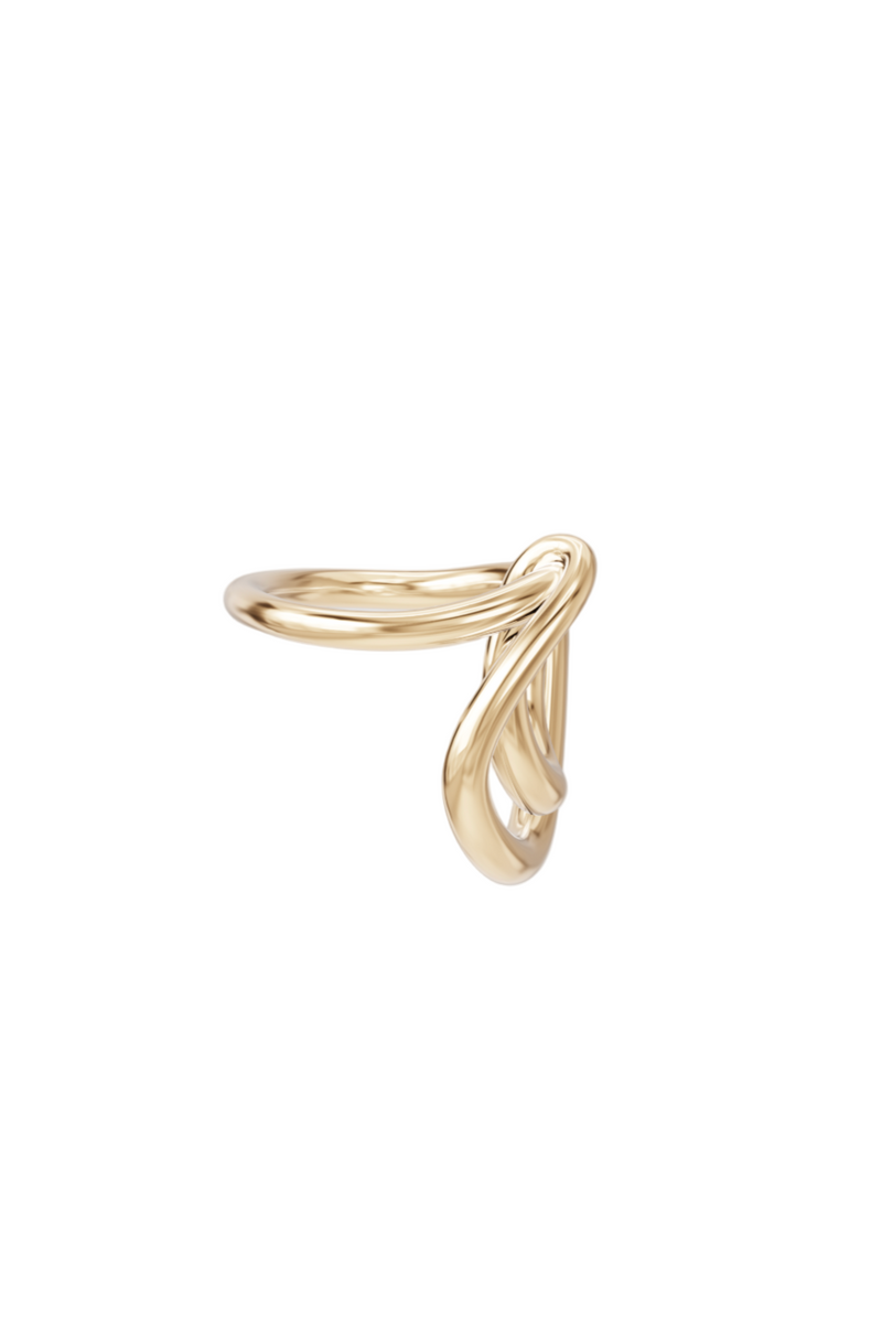 Double Lasso Ring - Vermeil