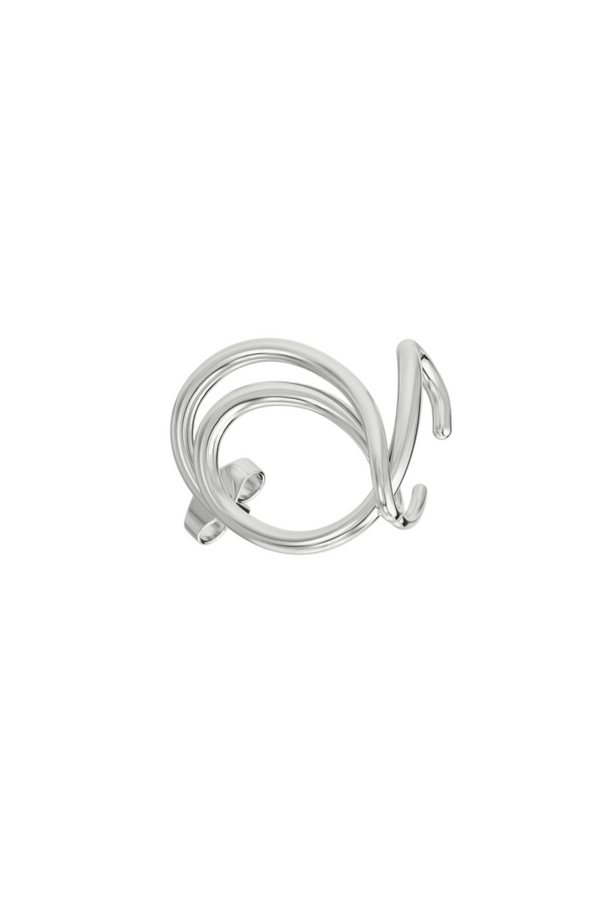 Lasso Single Earring - Silver