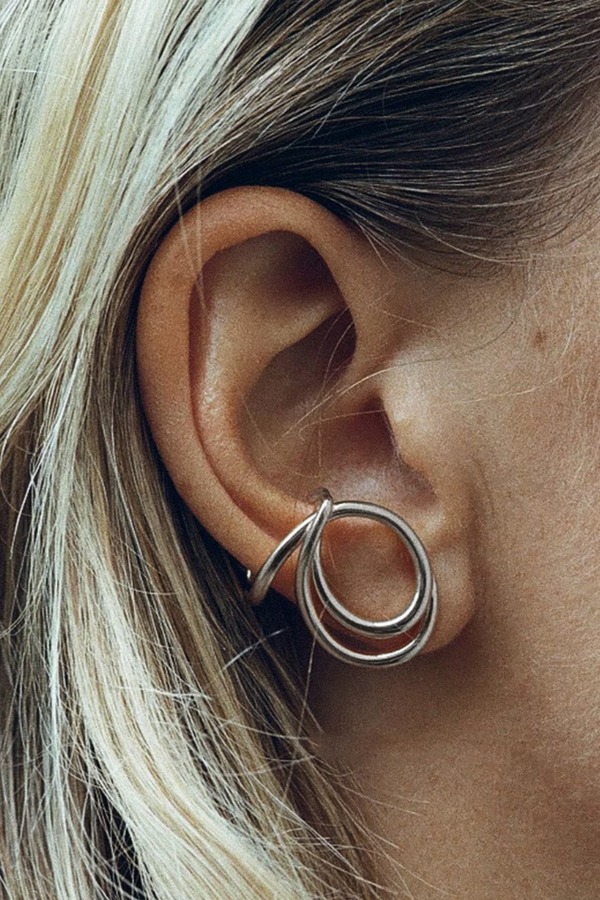 Lasso Single Earring - Silver