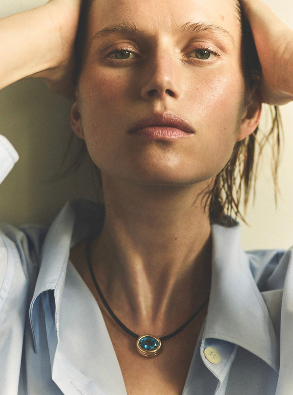 Scuba Necklace - Green Amethyst