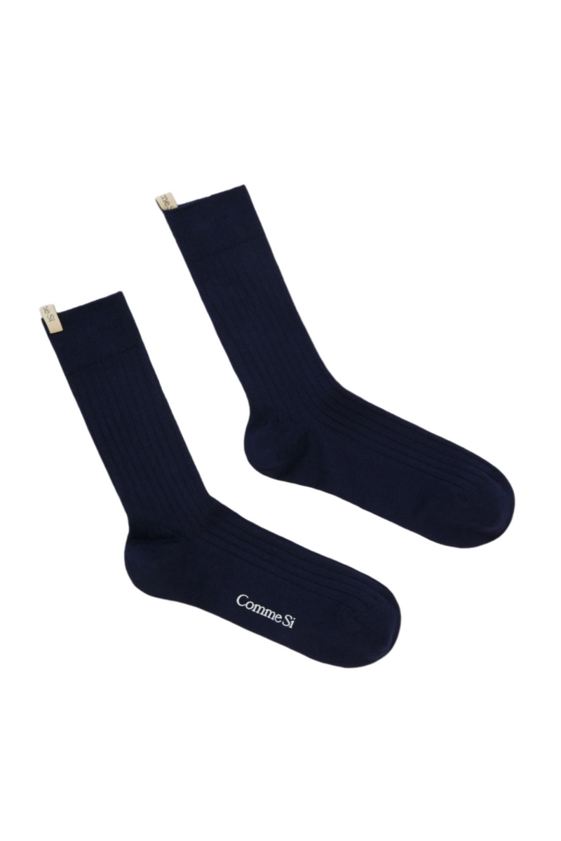 The Yves Sock - Navy