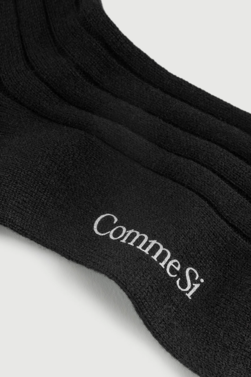 The Cashmere Sock - Black