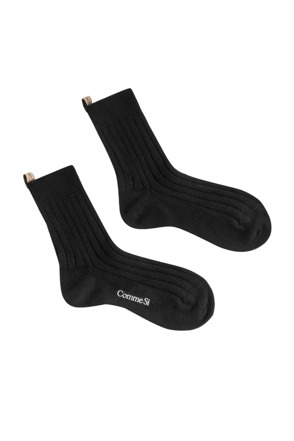 The Cashmere Sock - Black