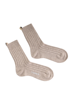 The Cashmere Sock - Oatmeal