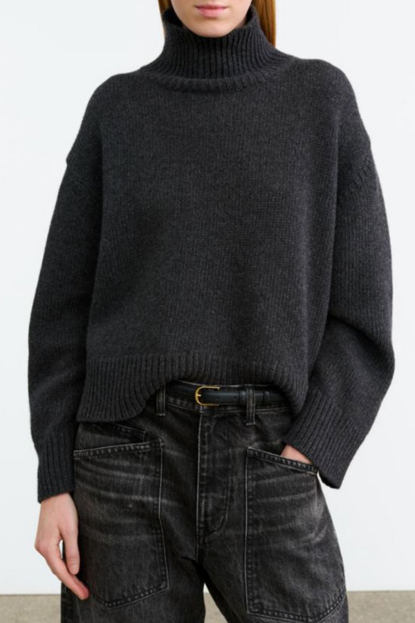 Omaira Sweater - Dark Charcoal Melange