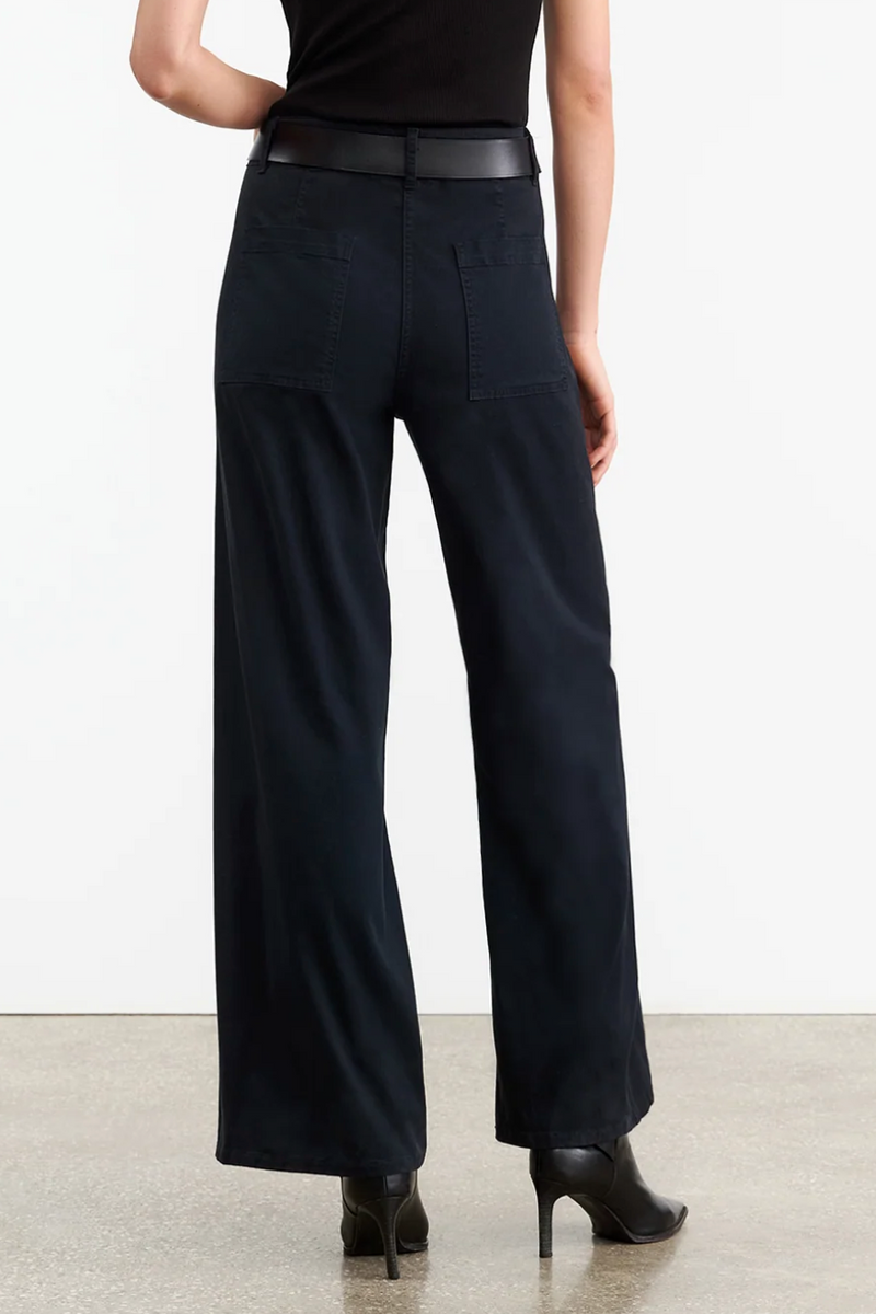 Megan Cotton Pant - Midnight