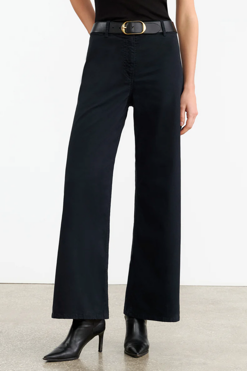 Megan Cotton Pant - Midnight
