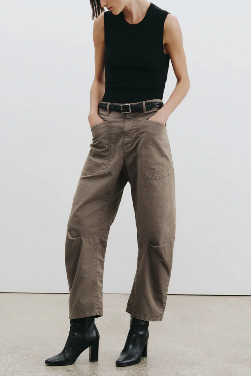 Shon Cotton Pant - Army Grey