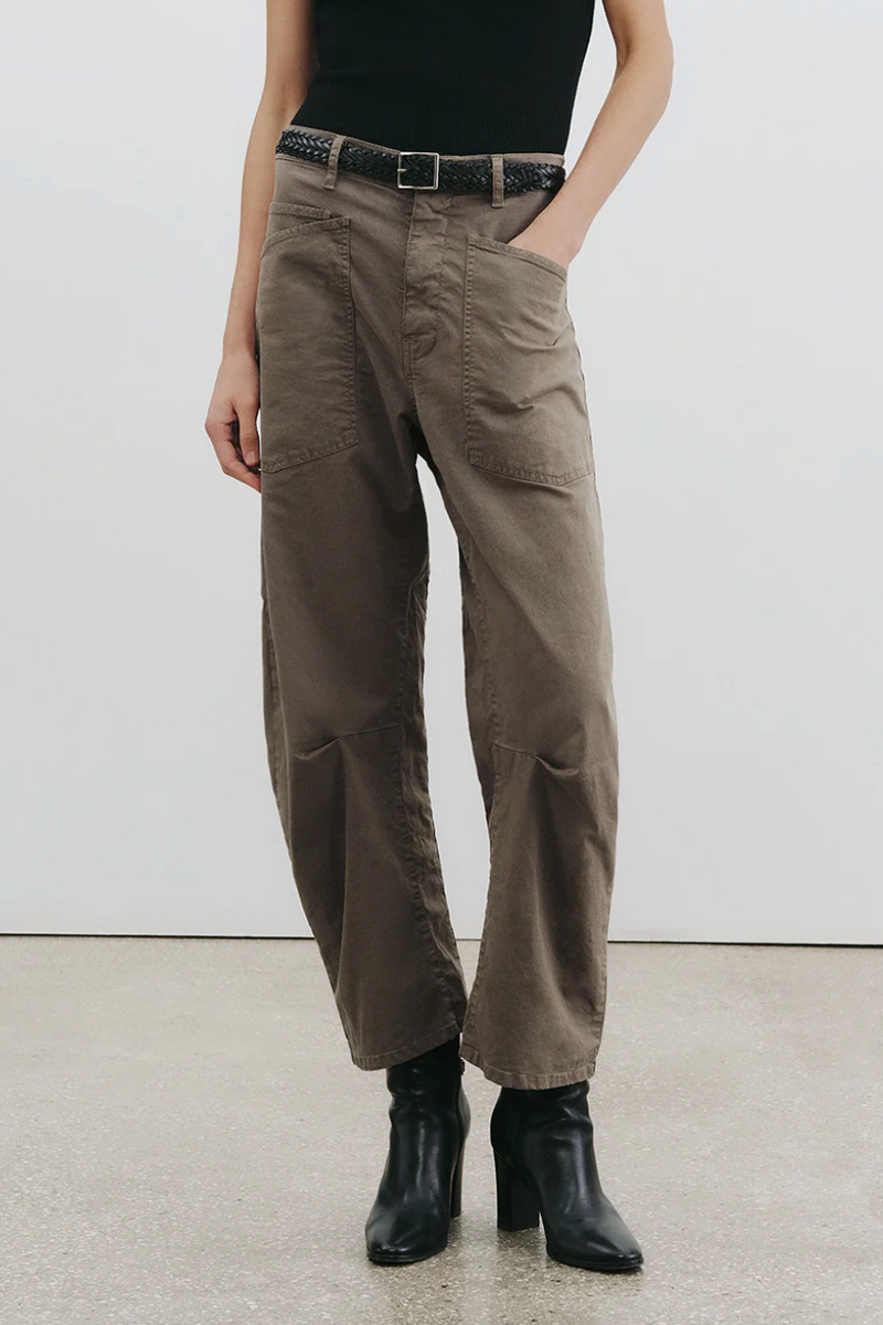 Shon Cotton Pant - Army Grey