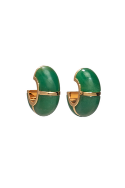Zellige Hoops in Green Jade