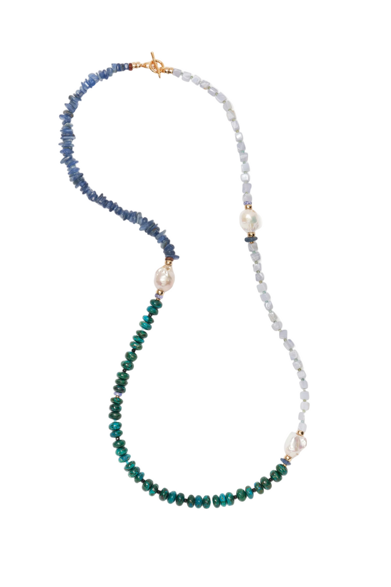 Cabana Necklace in Peacock - Multi