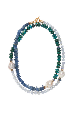 Cabana Necklace in Peacock - Multi