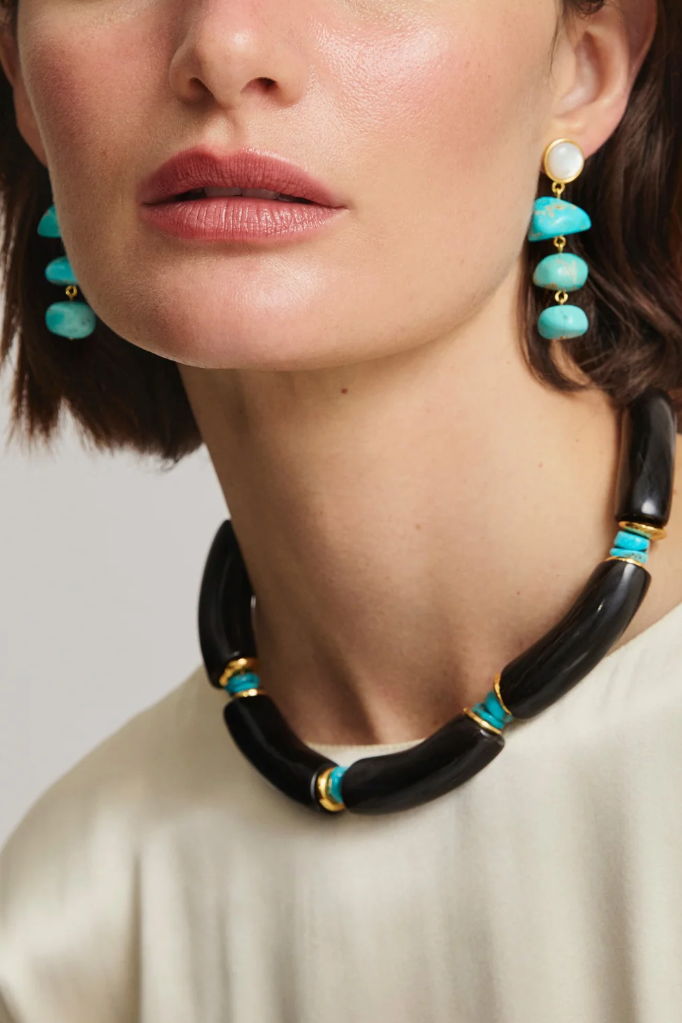 Old World Earrings - Blue