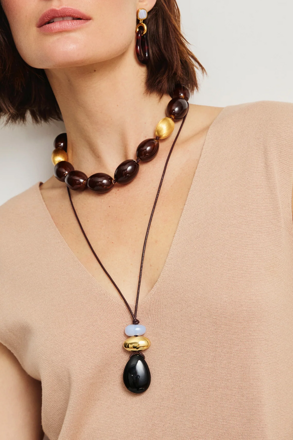 Triana Collar - Brown