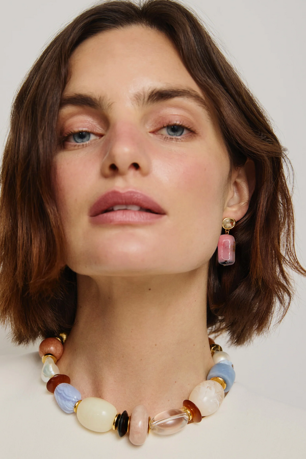 Rosado Earrings - Pink