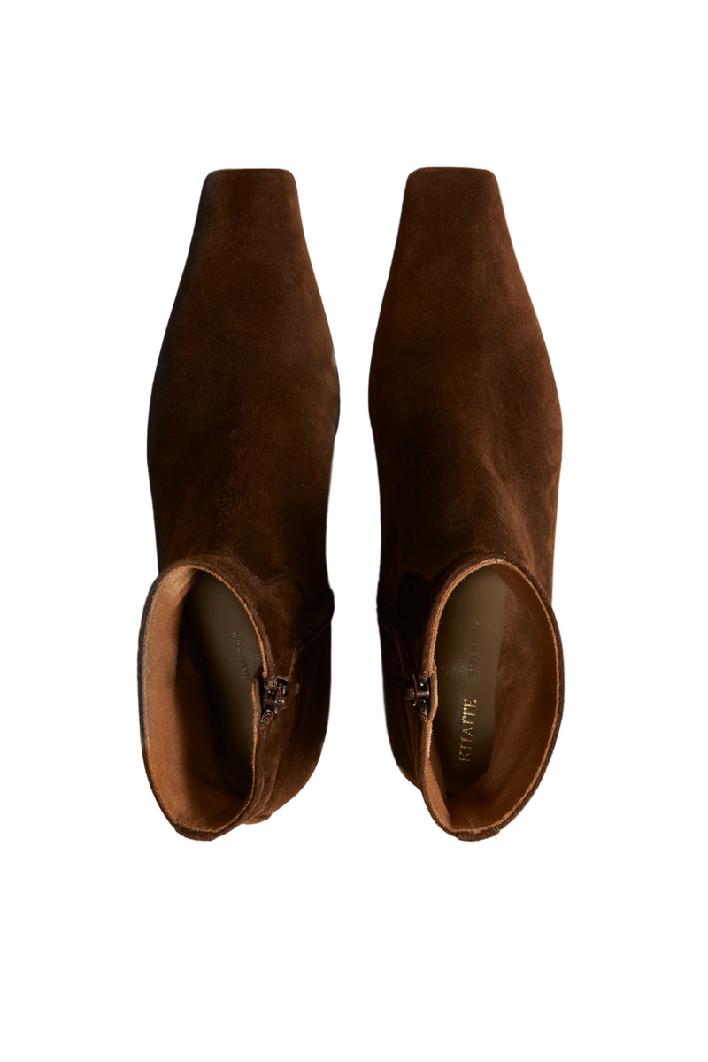 Marfa Flat Anke Boot - Coffee Suede
