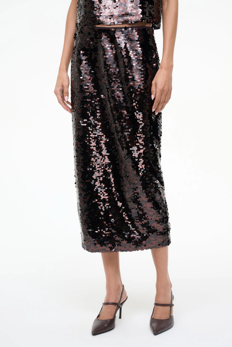 Ciara Skirt - Espresso/Black