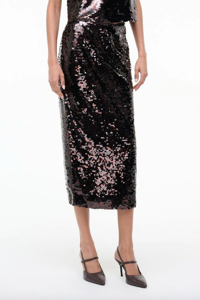 Ciara Skirt - Espresso/Black