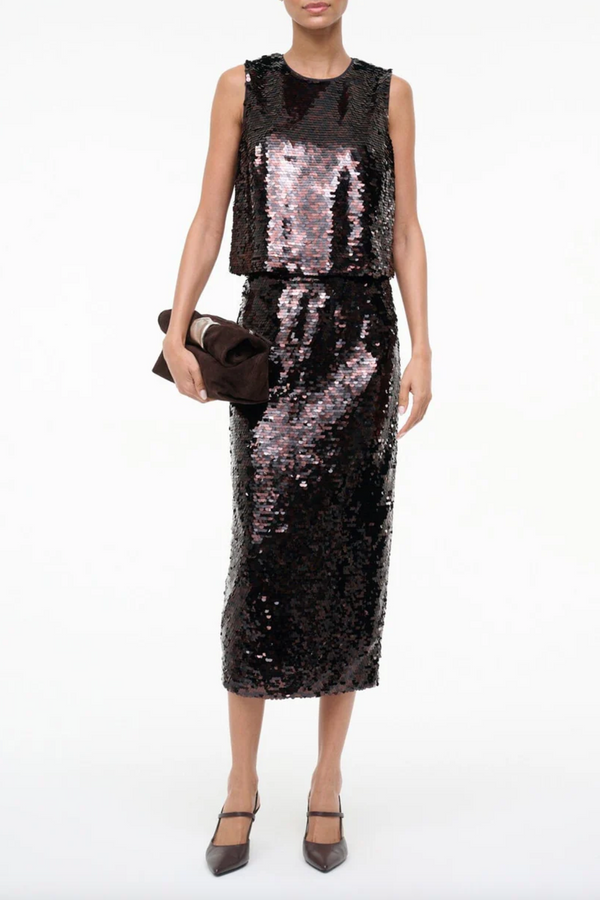 Seraphina Top - Espresso/Black